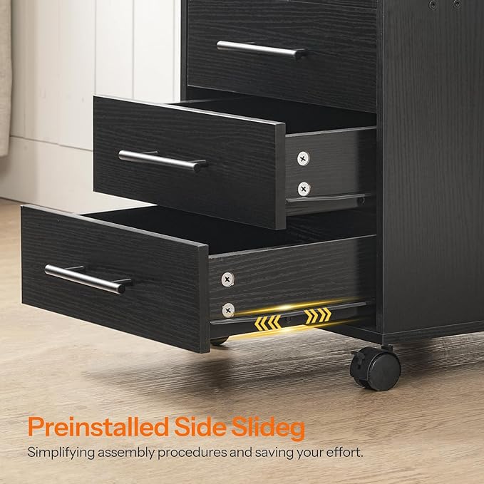 HOOBRO 5-Drawer File Cabinet, Office Cabinet - Image 7