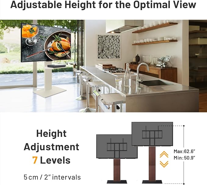 WALL V5 High Type | Minimalist Rolling TV Stand - Image 6