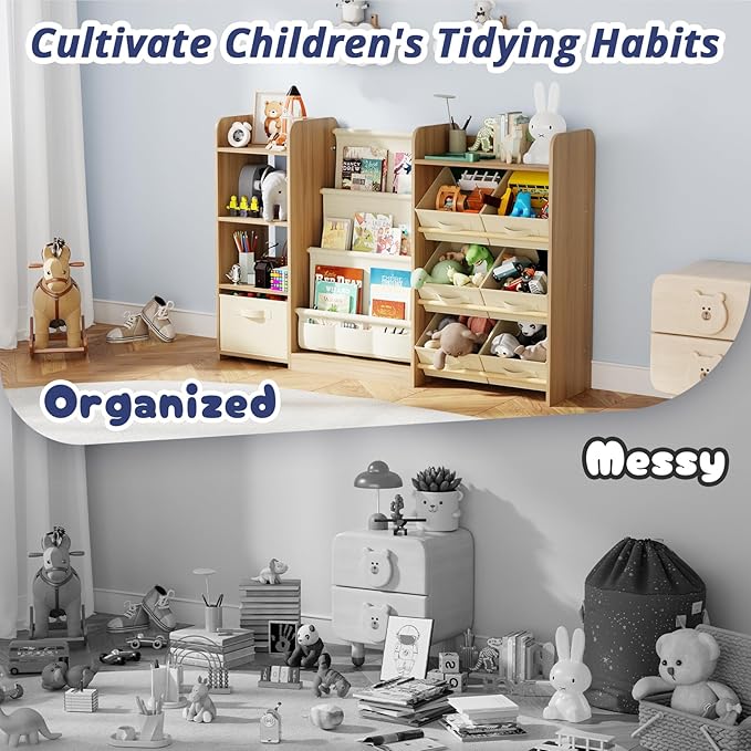 Kids Toy Book Storage Organizer - Image 6