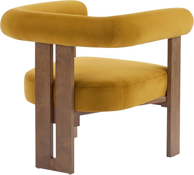 Christopher Knight Home Linton Modern Velvet Upholstered Accent Chair, Living - Image 5