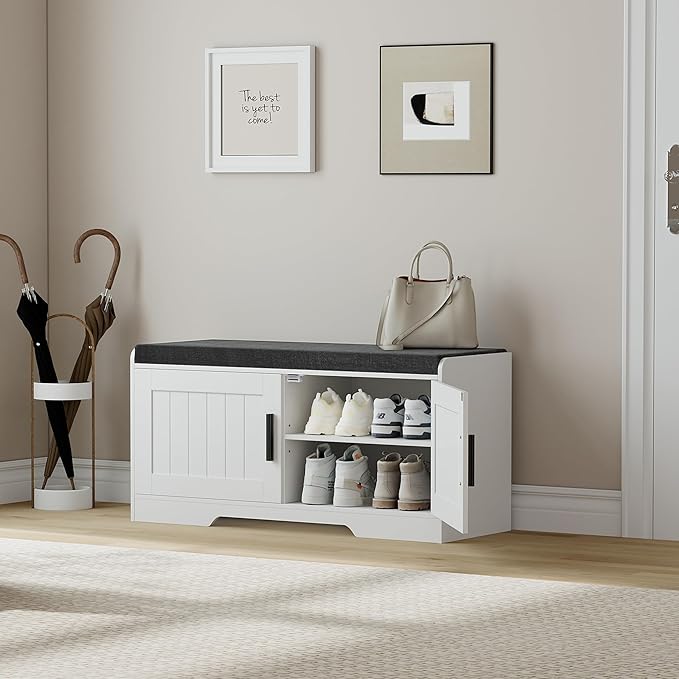2-Tier Storage Bench, Shoe Bench - Image 3