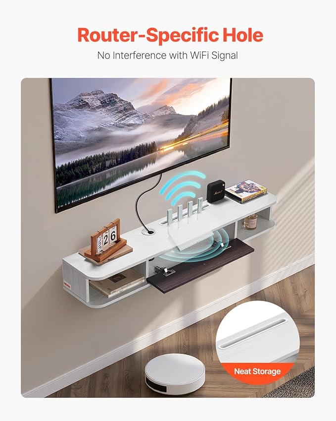 VEVOR Floating TV Stand, for Bedroom & Living Room - Image 3