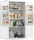VASAGLE Pantry Cabinet, 53.5-Inch High Freestanding Tall Cupboard Storage by VASAGLEbySONGMICSHOME