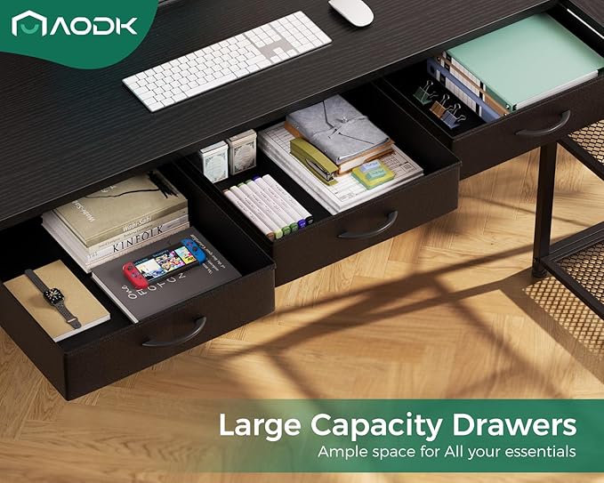 AODK 53 Inch L Shaped Computer Desk - Image 4