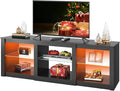 WLIVE LED TV Stand for 65 Inch TV, Modern Entertainment Center by WLIVE