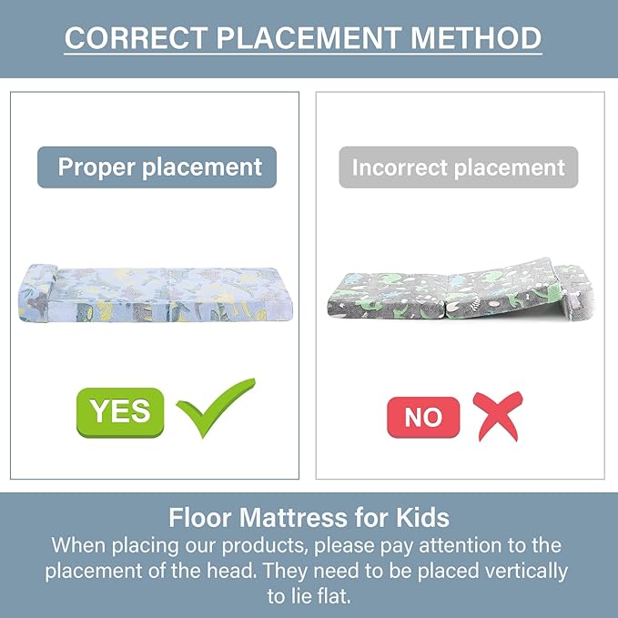 Tiita Folding Sofa Bed for Kids, Toddler Fold Out Couch - Image 6