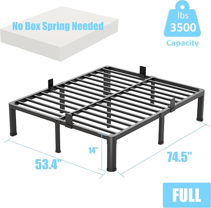 FUIOBYVV Full Size Bed Frame - Image 3