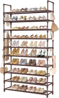 Tall Shoe Rack 10 Tier Shoe Organizer Large Shoe Shelf by LANTEFULforTidyingHouse