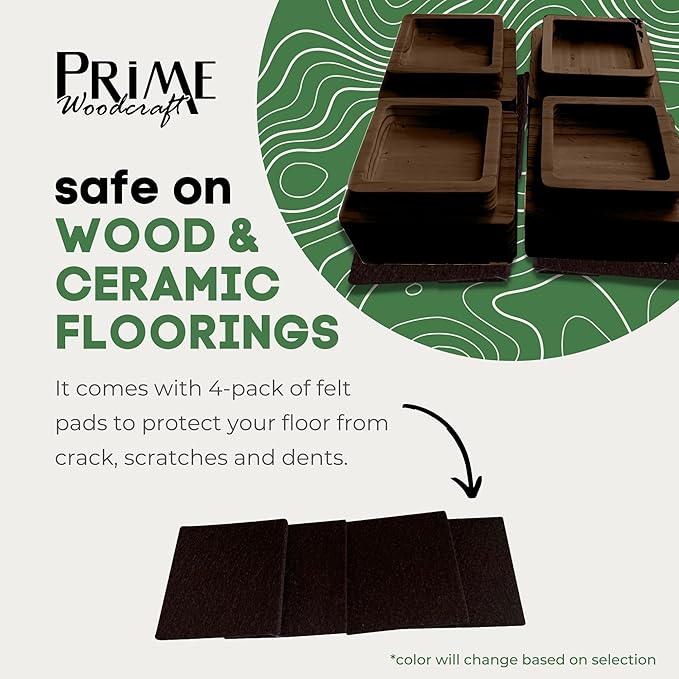 Walnut Wood Risers - Image 8
