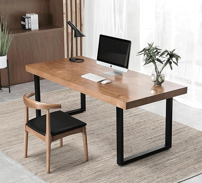 Solid Wood Dining Table Modern Minimalist Durable Stylish - Image 5