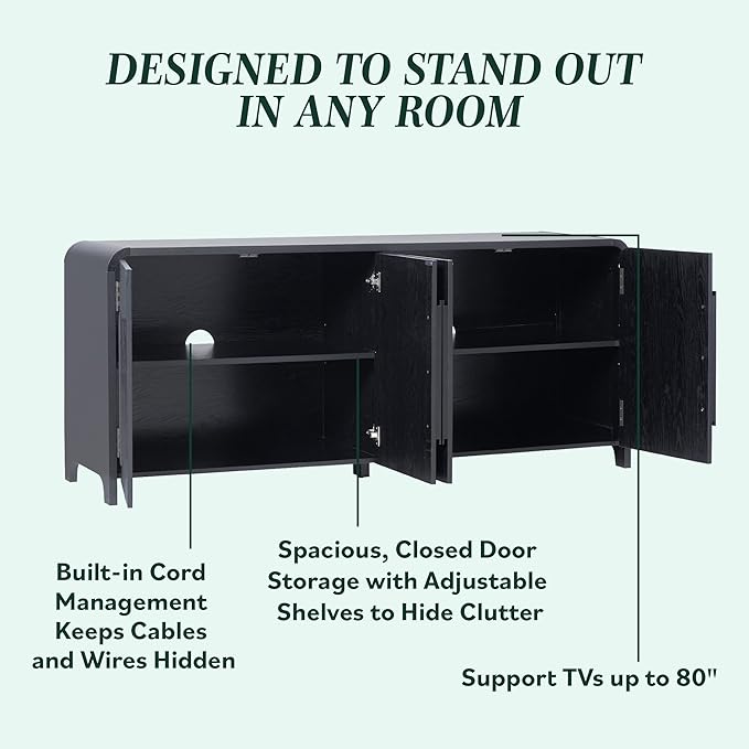 Walker Edison Chantelle Sideboard TV Stand - Image 3