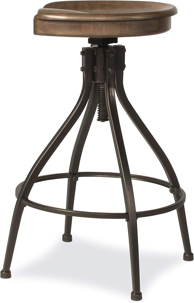Hillsdale Worland Backless Metal Adjustable Height Stool - Image 10