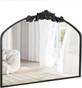 AIXI HOME Vintage Black Arched Mirror 40"X31", Antique Baroque Mantel Wall by AIXI+HOME