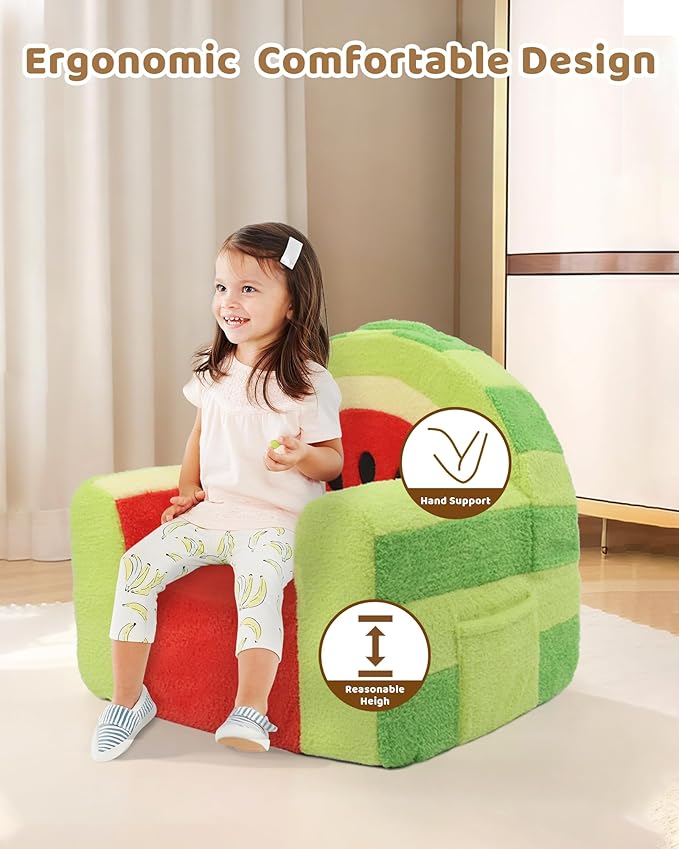 Toddler Chair, Comfy Foam Kids Couch - Image 5