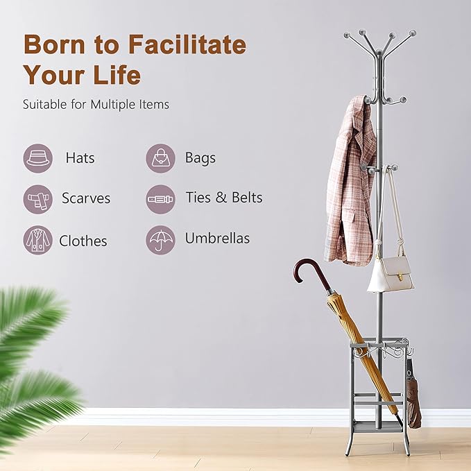 Hoctieon Coat Rack Freestanding - Image 8