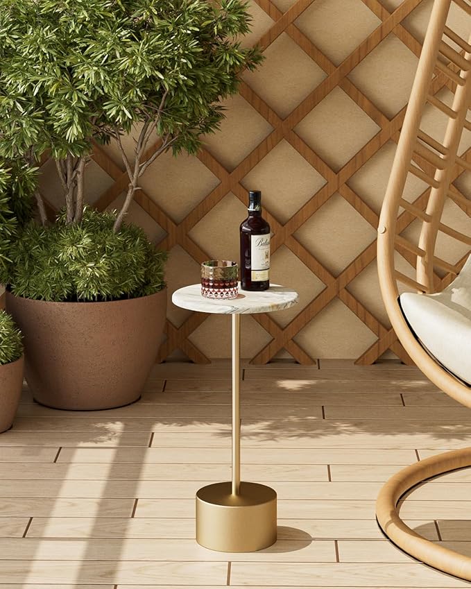 Drink Table Pedestal, Round Side Table, Drink Tables - Image 5
