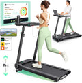 UREVO Treadmill with Desk Workstation, Walking Pad Treadmills by UREVO