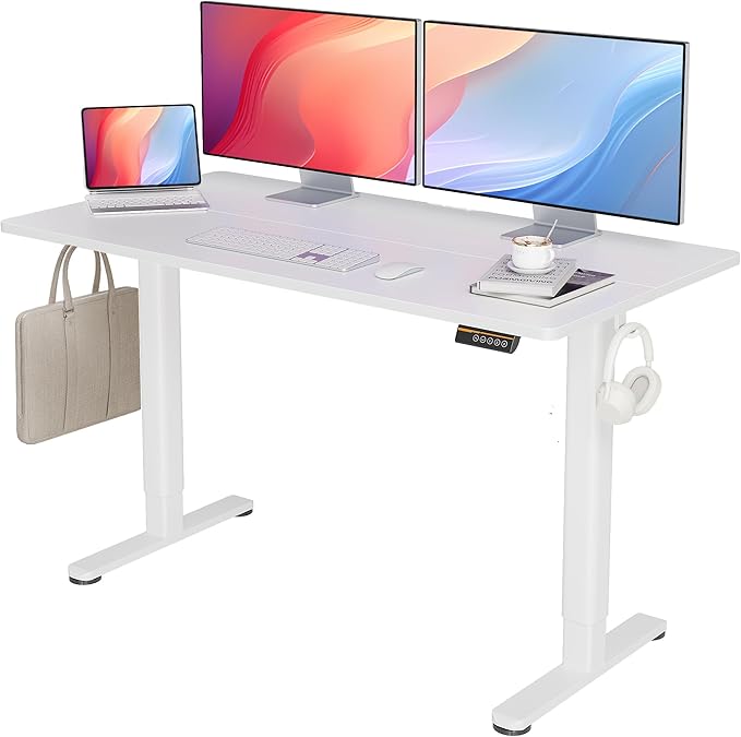 Seang Standing Desk with Adjustable Height, Electric Stand Up Desk 55x24 Inch by Unknown