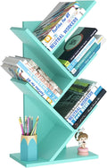 5 Tier Tree Book Shelf, Small Desktop Bookshelf by SHEEPAM