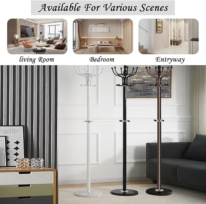 Kertnic Freestanding Coat Rack - Image 6