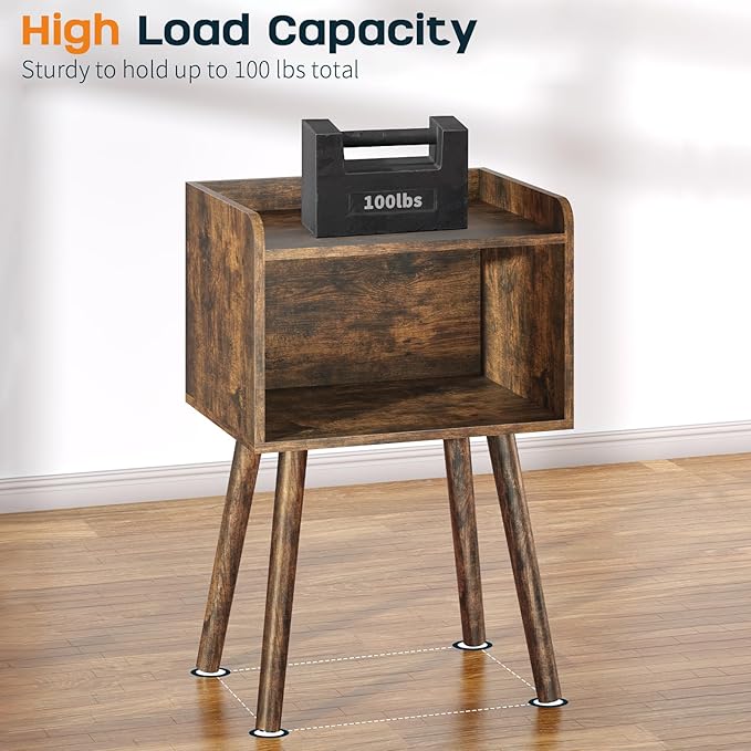 Yoobure Mid Century Modern Nightstand - Image 8
