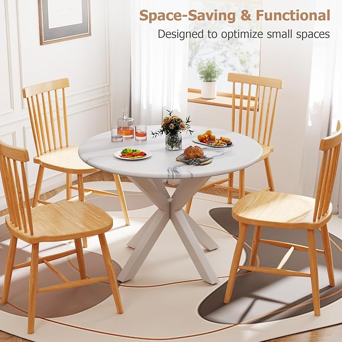 Round Dining Table, Small Round Table - Image 4