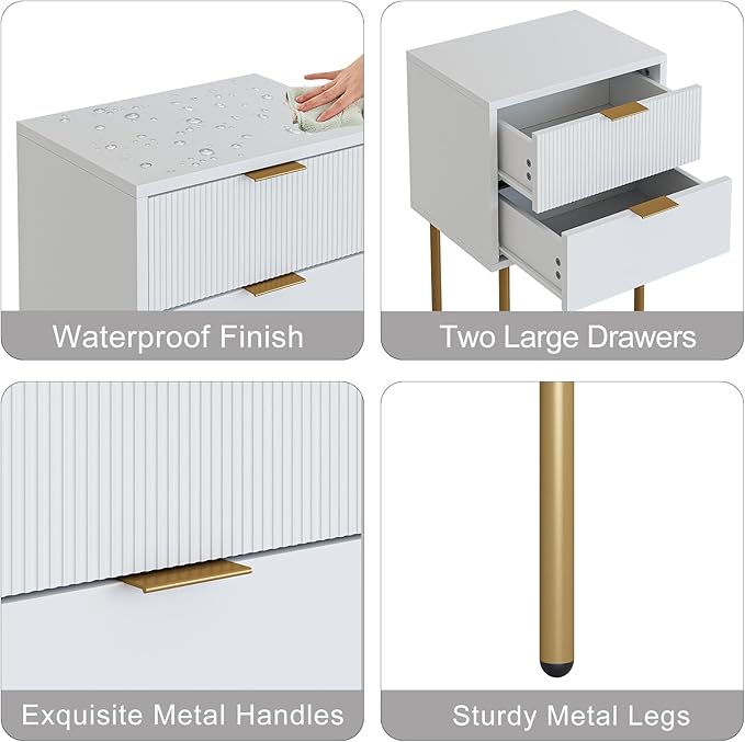Nightstand, Small Bedside Table - Image 8