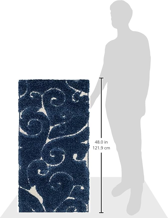 SAFAVIEH Florida Shag Collection Accent Rug - Image 2