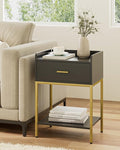 Nightstand, 3-Tier Modern Night Stand, Bedside Table by Unknown