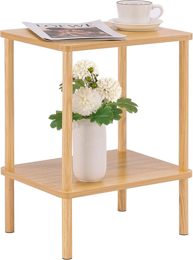 Apicizon 2 Tier End Table, Small Side Table - Image 7