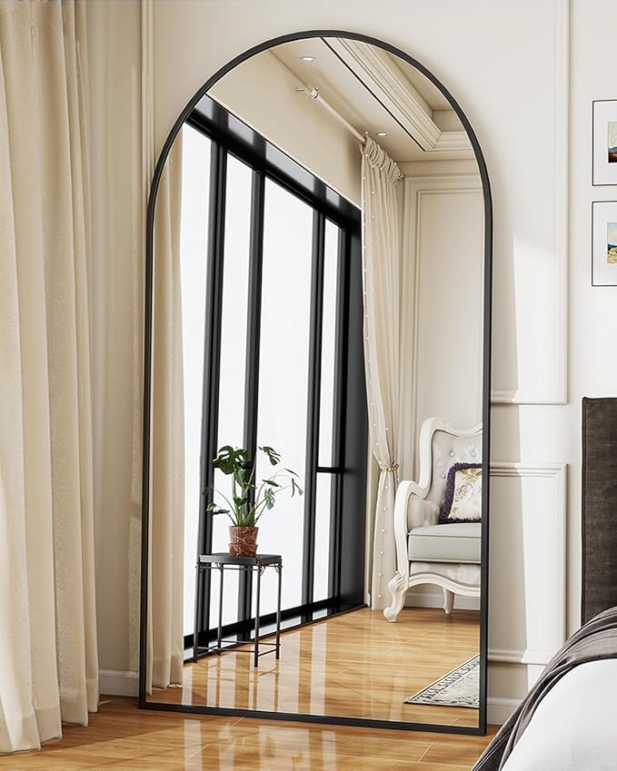 Koonmi 34"x76" Arched Full Length Mirror, Vanity Mirror by KOONMI