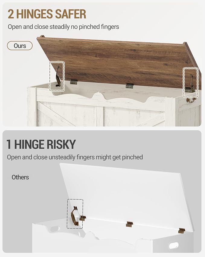 39.4" Storage Chest, Extra Large Storage Trunk - Image 8