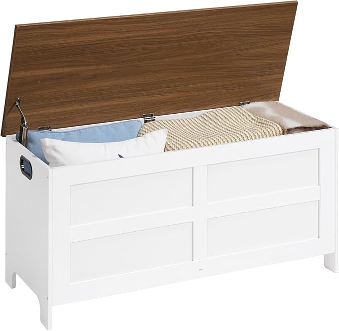 Storage Chest, 39.4” Large Toy Chest, Entryway Storage Trunk, Storage Bench - Image 9