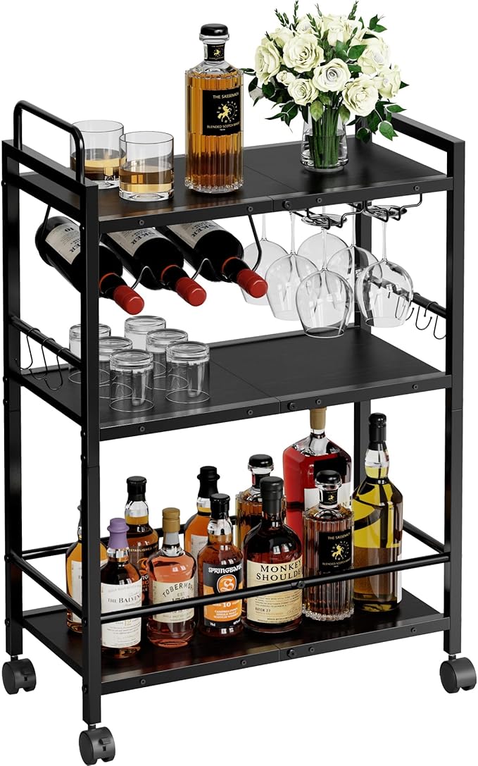 Home Bar Serving Cart, Serving Cart by Lifenite