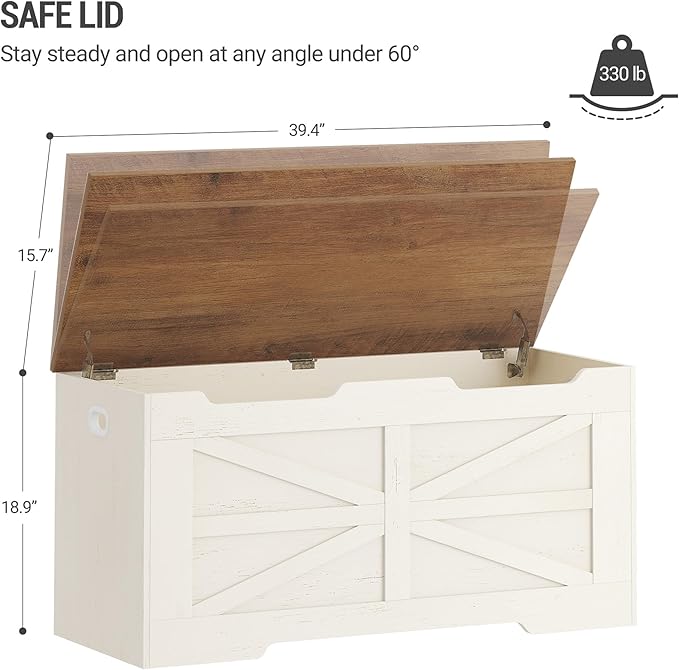 39.4" Storage Chest, Extra Large Storage Trunk - Image 3