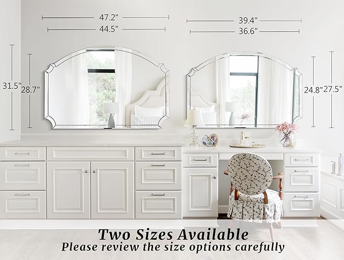 Chende Large Arched Wall Mirror - Image 7