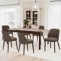 COLAMY Upholstered Dining Chairs Set of 6, Modern Kitchen Chairs by COLAMYINC
