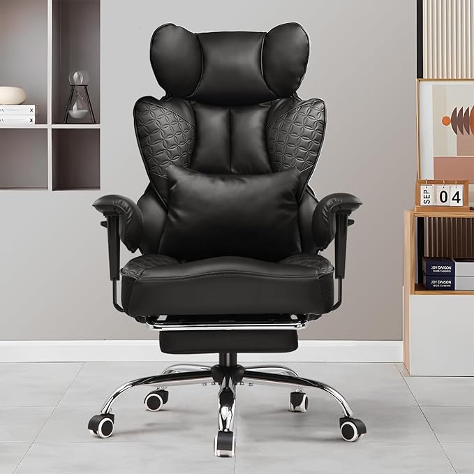 GTRACING Big and Tall Gaming Chair 400lbs Heavy Duty Office Chair - Image 3