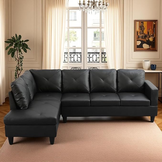 L-Shaped Sectional Sofa, Modern Sectional Couches Home Sofas - Image 4