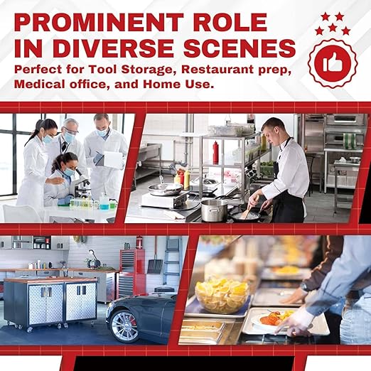 DuraSteel Food Prep Stainless Steel Table - Image 7