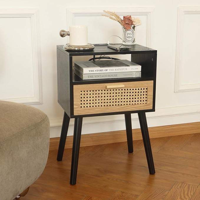 MaxSmeo Mid Century Modern Nightstand - Image 2