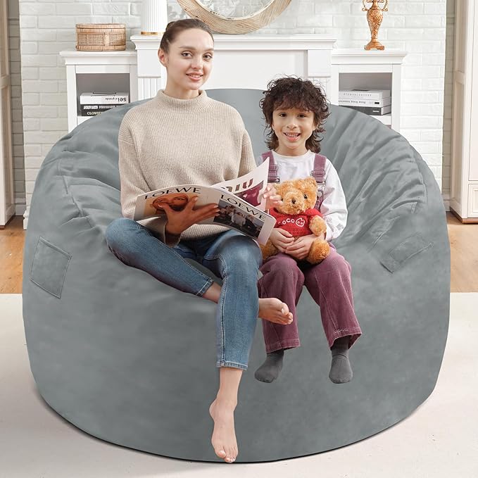 3FT Bean Bag Chair, Comfy Bean Bag Chairs - Image 2