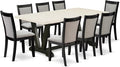 East West Furniture V627MZ650-9 9 Piece Kitchen Table Set Includes a Rectangle by EastWestFurniture