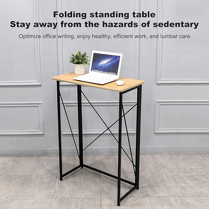 Folding Laptop Computer Desk, Standing Desk, 31in Small Desk - Image 7
