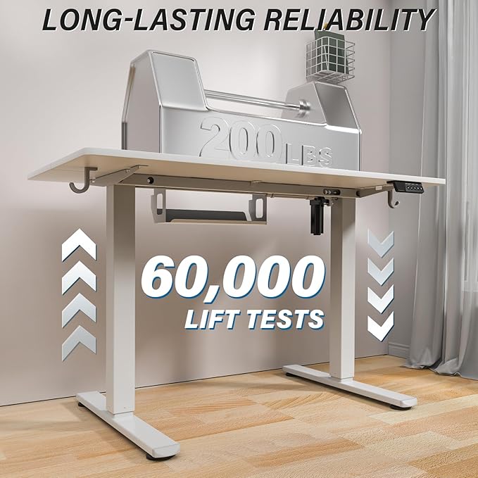 Kingant Electric Standing Desk Height Adjustable Stand Up Desks - Image 5