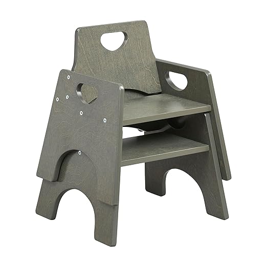 ECR4Kids Stackable Wooden Toddler Chair, Kids Furniture - Image 12