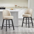 Counter Height Barstools 26 inch Upholstered Swivel Bar Stools by Kislot