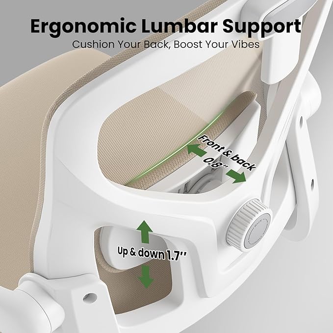 Ergonomic Office Chair, Comfy Home Office Chair High Back Computer Chair - Image 6