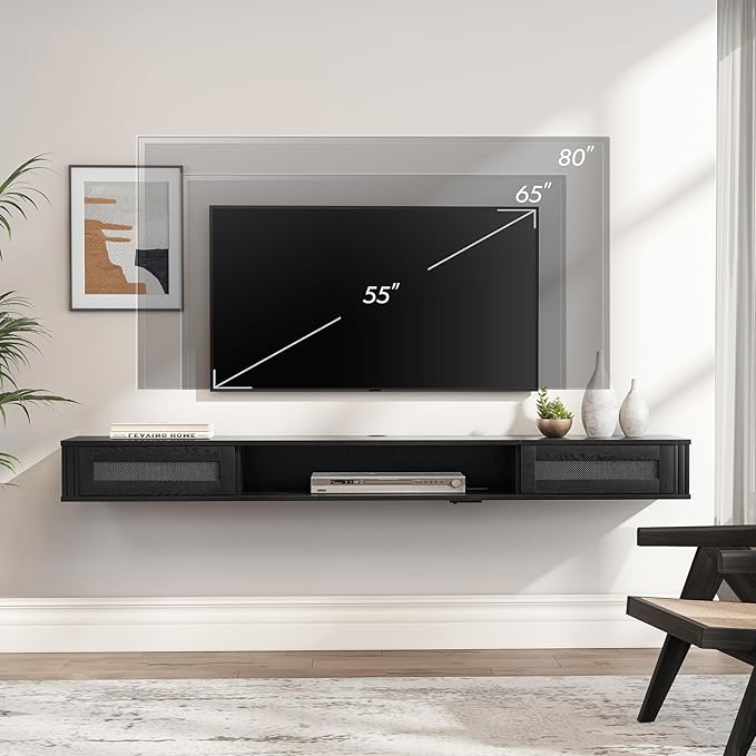 WAMPAT Floating TV Stand Shelf - Image 7
