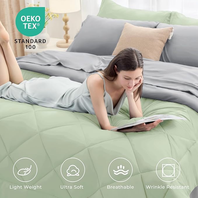 HEVUMYI Twin-XL Comforter Set - Image 2